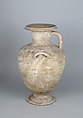Terracotta Hadra hydria (water jar), Terracotta, Greek, Egypt, Alexandria-Hadra