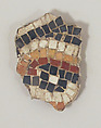 Mosaic pavement fragment, Tile, mortar, Roman