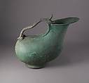 Askos with handle, Bronze, Greek, South Italian, Tarentine