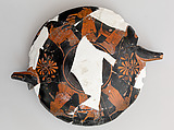 Kylix fragments, Attributed to the Stieglitz Painter, Terracotta, Greek, Attic