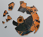 Kylix Fragment, Attributed to the Epeleios Painter, Terracotta, Greek, Attic