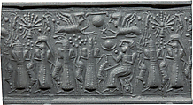 Hematite cylinder seal, Hematite, Cypriot