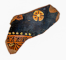 Volute-krater fragment, Terracotta, Greek, South Italian, Apulian