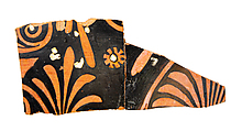 Volute-krater fragment, Terracotta, Greek, South Italian, Apulian