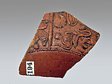 Vase fragment, Terracotta, Roman, Gaul