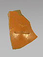 Vase fragment, Terracotta, Roman, Gaul