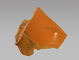 Vase fragment, Terracotta, Roman, Gaul