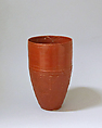 Terracotta beaker, Terracotta, Roman