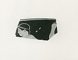 Kylix Fragment, Hermonax, Terracotta, Greek, Attic