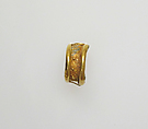 Earring or hair coil, Gold, copper alloy, Greek, Spain ?