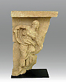 Limestone relief with the figure of a woman, Limestone, Greek, Tarentine