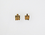 Earring, baule type, Gold, Etruscan