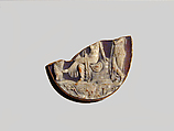Sardonyx cameo of a goddess flanked by attendants, Sardonyx, Greek or Roman