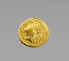 Gold aureus of Julius Caesar, gold, Roman