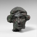 Bronze head of a youth, Bronze, Greek