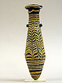 Glass alabastron (perfume bottle), Glass, Greek, Eastern Mediterranean