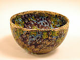 Glass hemispherical mosaic bowl, Glass, Greek, probably Eastern Mediterranean