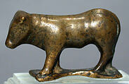 Bronze statuette of a bull, Bronze, Greek