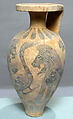 Terracotta pointed aryballos, Terracotta, painted, Greek, Corinthian