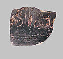 Vase fragment, Terracotta, Etruscan