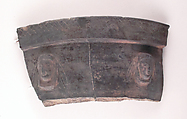 Vase fragment, Terracotta, Etruscan