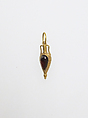Pendant in the form of an amphora, Gold, garnet, Phrygian