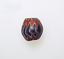 Glass chevron bead, Glass, Venetian