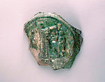 Vase fragment, Terracotta, Roman