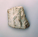 Vase fragment, Terracotta, Roman