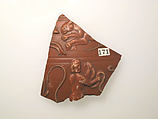 Vase fragment, Terracotta, Roman, Gaul