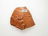 Vase Fragment, Terracotta, Roman, Gaul
