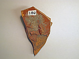 Vase fragment, Terracotta, Roman, Gaul