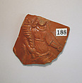 Vase fragment, Terracotta, Roman, Gaul