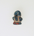 Glass pendant in the form of a jar, Glass, Roman