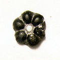 Glass bead in the form of a rosette, Glass, Roman
