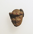 Glass head pendant, Glass, Phoenician or Carthaginian