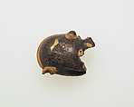 Glass pendant in the form of a demonic mask, Glass, Phoenician