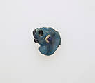 Glass pendant in the form of a demonic mask, Glass, Phoenician