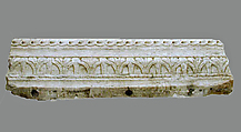 Marble cornice fragment, Marble, Roman