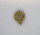 Lamp, miniature, Terracotta, Greek