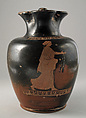 Oinochoe, Terracotta, Greek, Attic