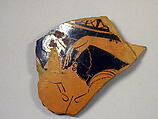 Pelike, fragmentary, Euthymides, Terracotta, Greek, Attic