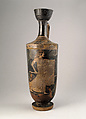 Lekythos, Bowdoin Painter, Terracotta, Greek, Attic