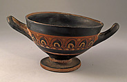 Skyphos, Terracotta, Greek, Attic