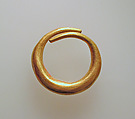 Earring of simple form, Gold, Cypriot