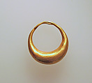 Earring of simple form, Gold, Cypriot