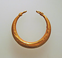 Earring of simple form, Gold, Cypriot