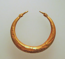 Earring of simple form, Gold, Cypriot