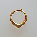 Earring of simple form, Gold, Cypriot