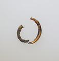 Earring fragment, Gold, bronze, Cypriot